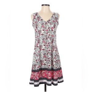 Darling Floral Print  Sleeveless Dress New